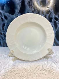 Глубокие тарелки для пасты. Бернадотт - мануфактура Чехии. Рельефный фарфор. Цена за 6шт. Картинка 1